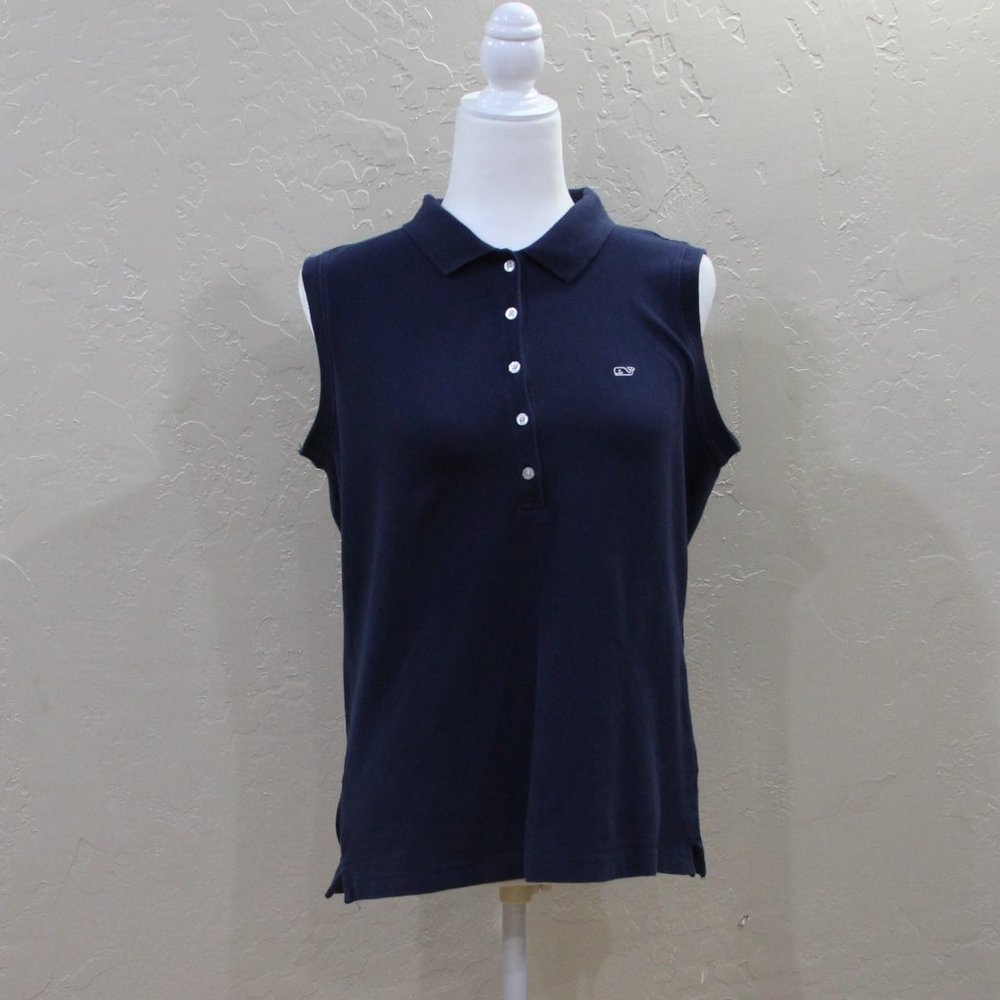 Vineyard Vines Sleeveless Button Up Top